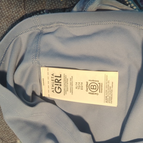 Athleta Girl Perfect Pair Tank XL tie dye - Picture 6 of 6